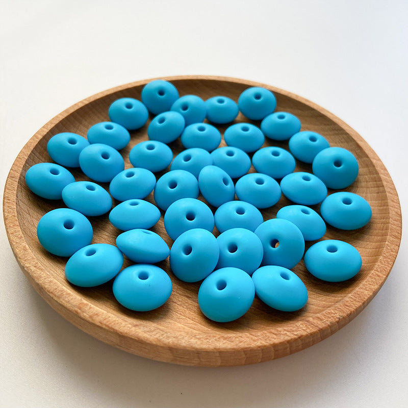 Small Beads 12MM DIY Abacus Beads Silicone-100PCS