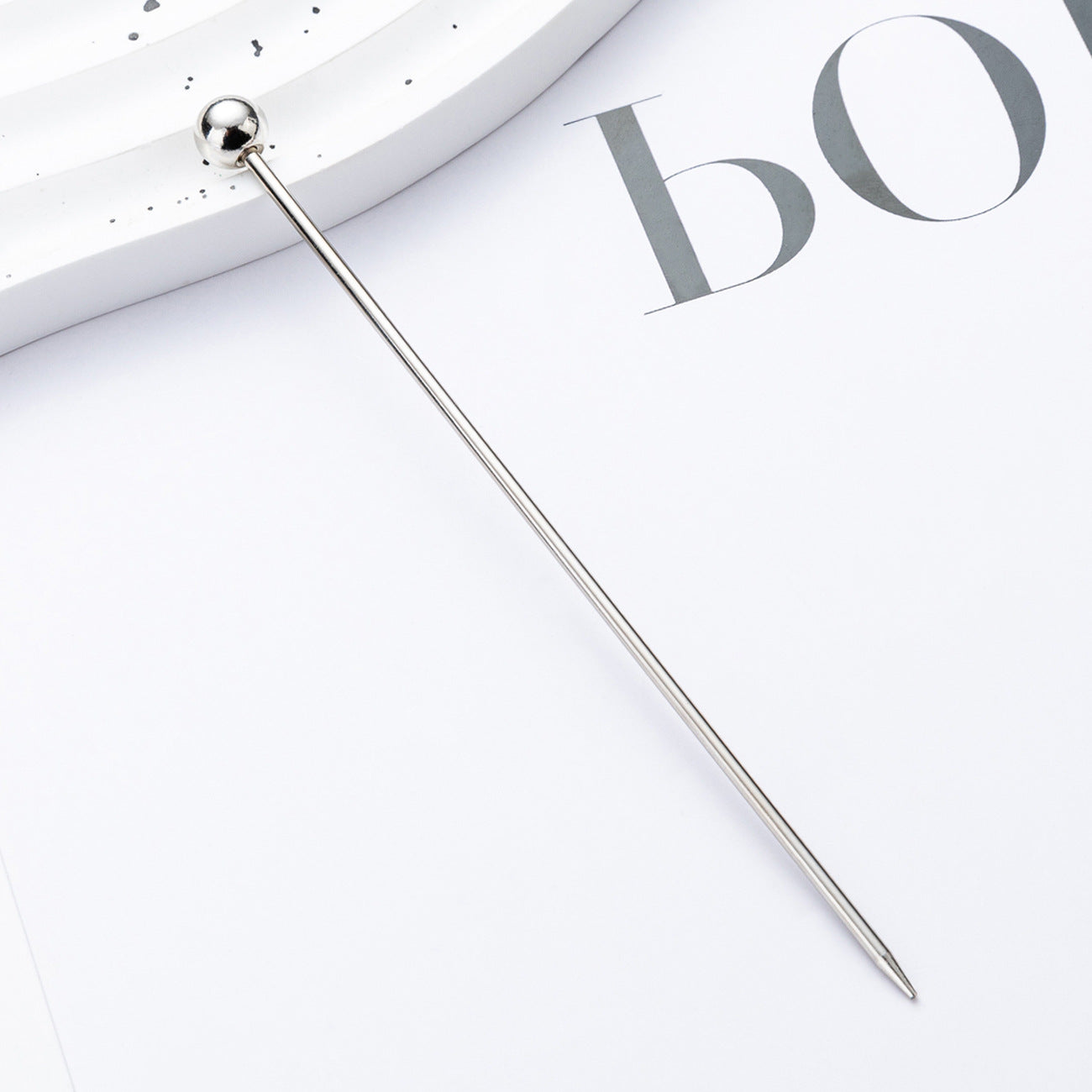 Creative Stainless Steel Cake Test Kitchen Thermometer Cake Biscuit Baked Test Needle Diy Baking Tools 4.5 Inch-10PCS