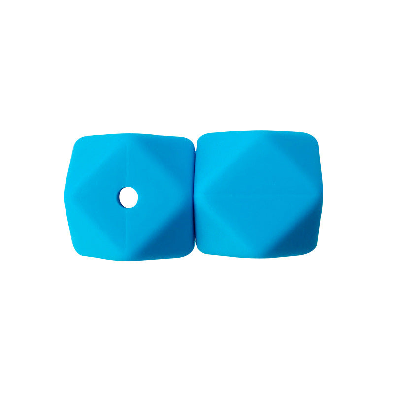 17MM 50PCS Hexagon DIY Colorful Beads Silicone-50PCS