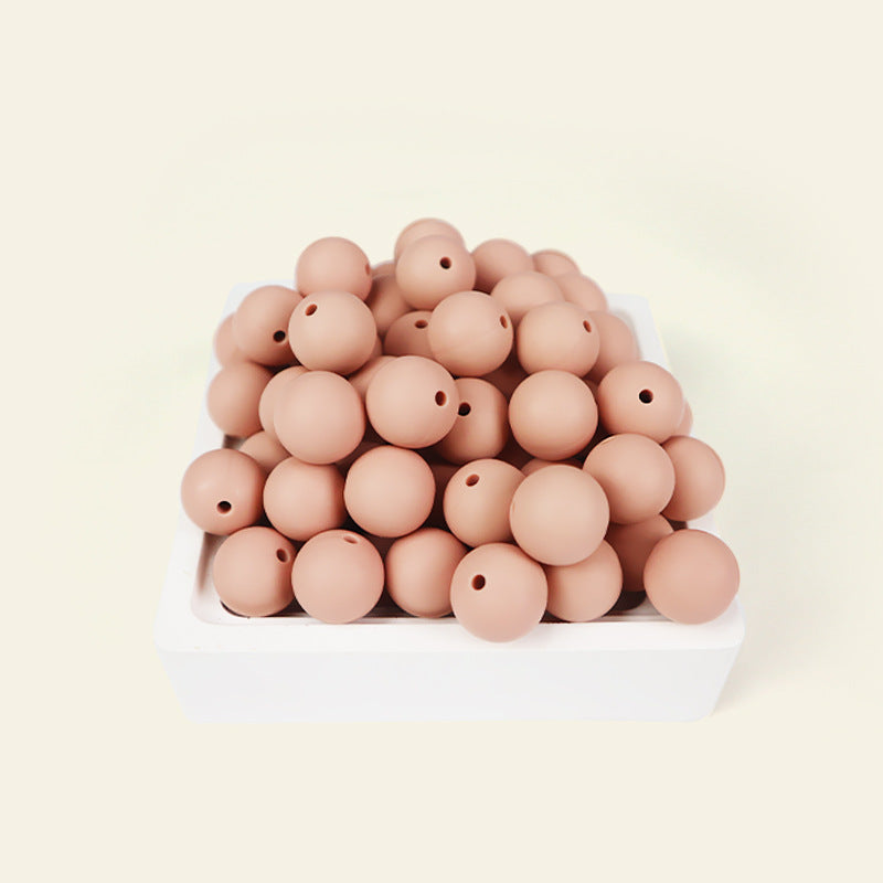 Creative 12mm Silicone Beads DIY for Beadable-50PCS