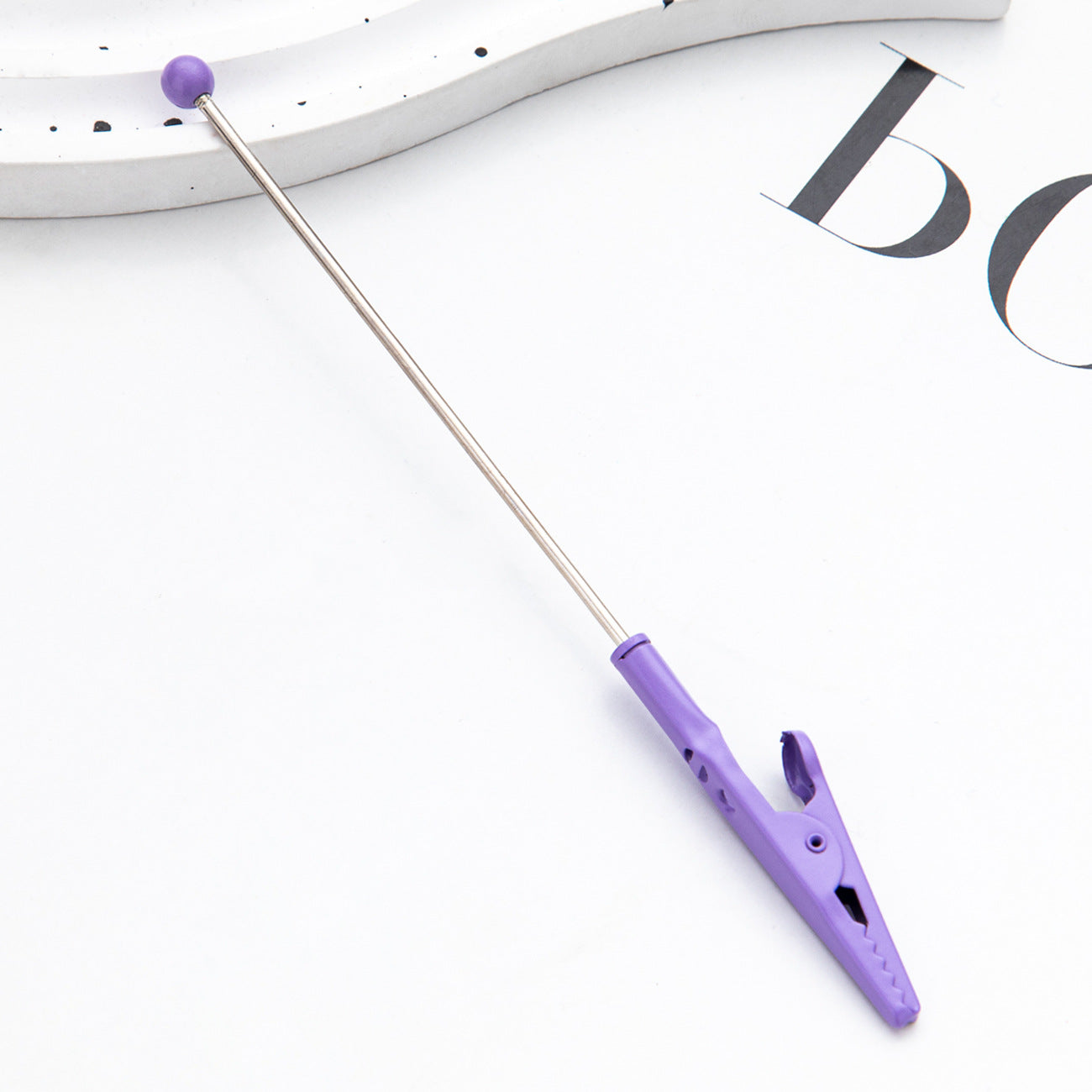 Creative Beadable Alligator Clips ATM Card Taker-2PCS