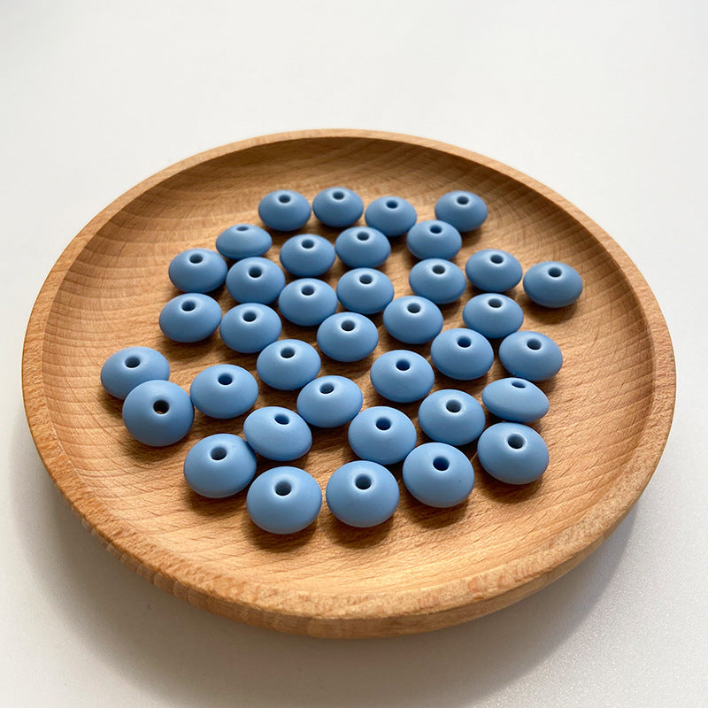 Small Beads 12MM DIY Abacus Beads Silicone-100PCS