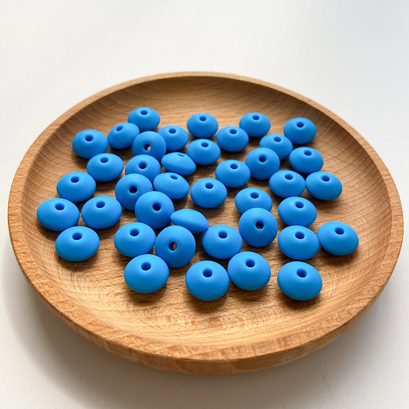 Small Beads 12MM DIY Abacus Beads Silicone-100PCS