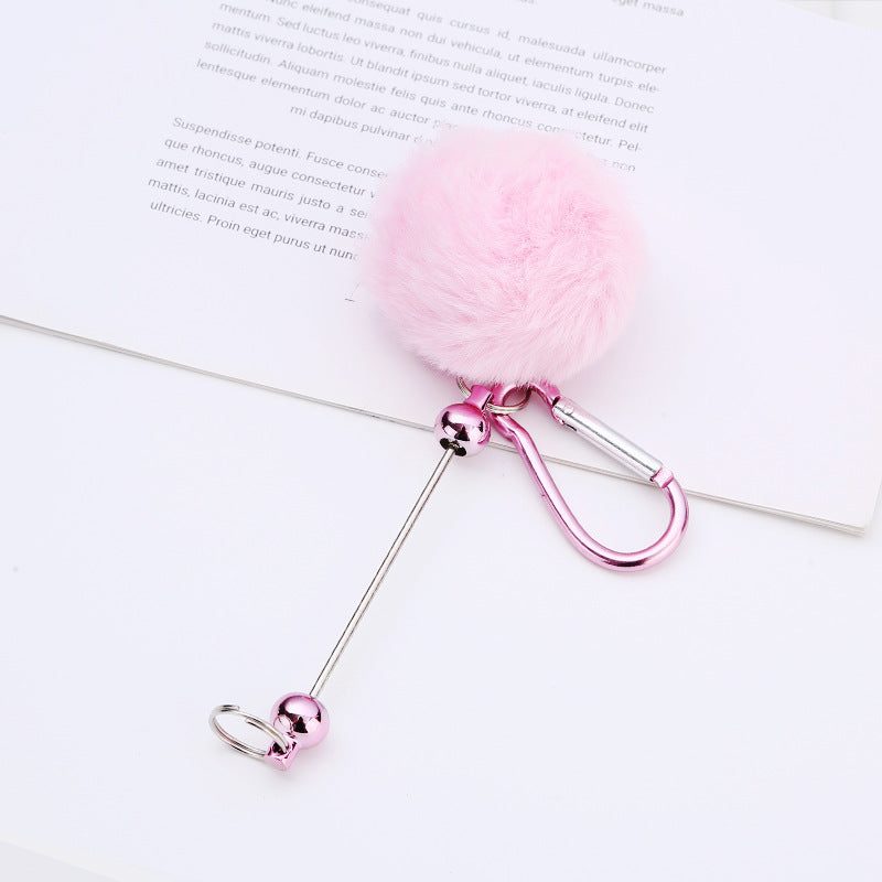 Creative New DIY Plush Pendant Mountaineering Keychain-2PCS