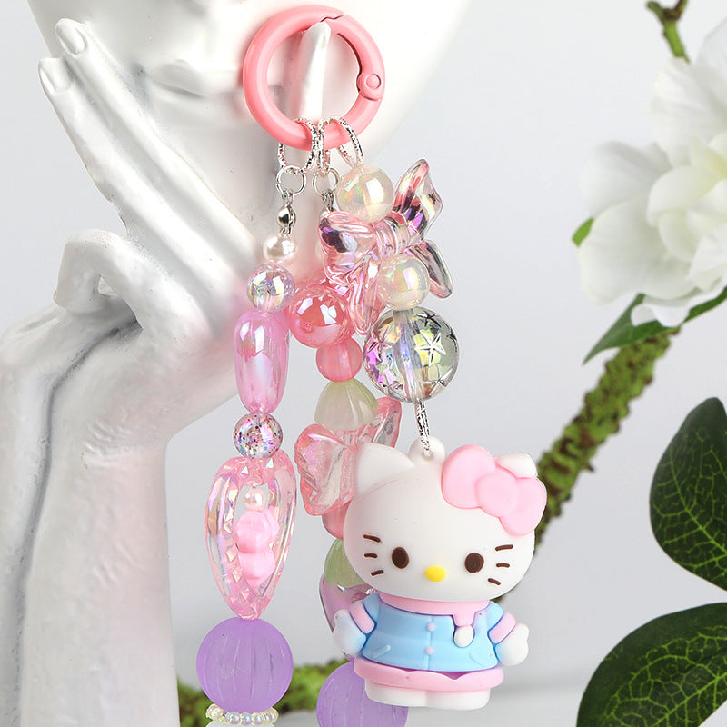 Gold Pentagram Dye Core Acrylic Round Beads-50PCS