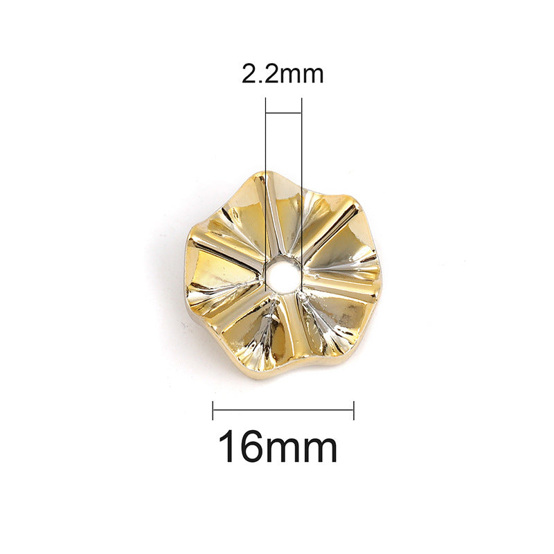 Acrylic Wave Pattern Stacking Rings Diy Beaded Pen Jewelry Accessories Beads-100PCS