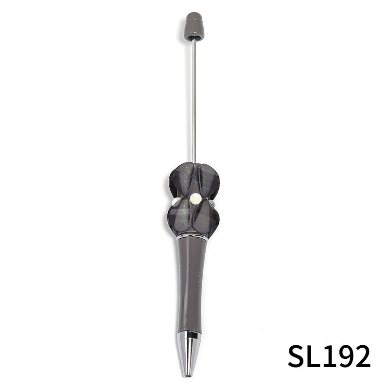 Beadable Pens Pastal Color Diamond DIY Ballpoint Pen - 5PCS