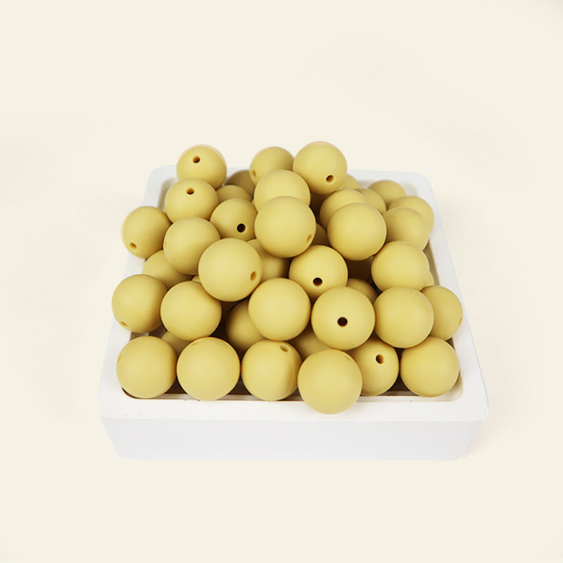 Creative 15mm Silicone Bead DIY for Beadable-50PCS