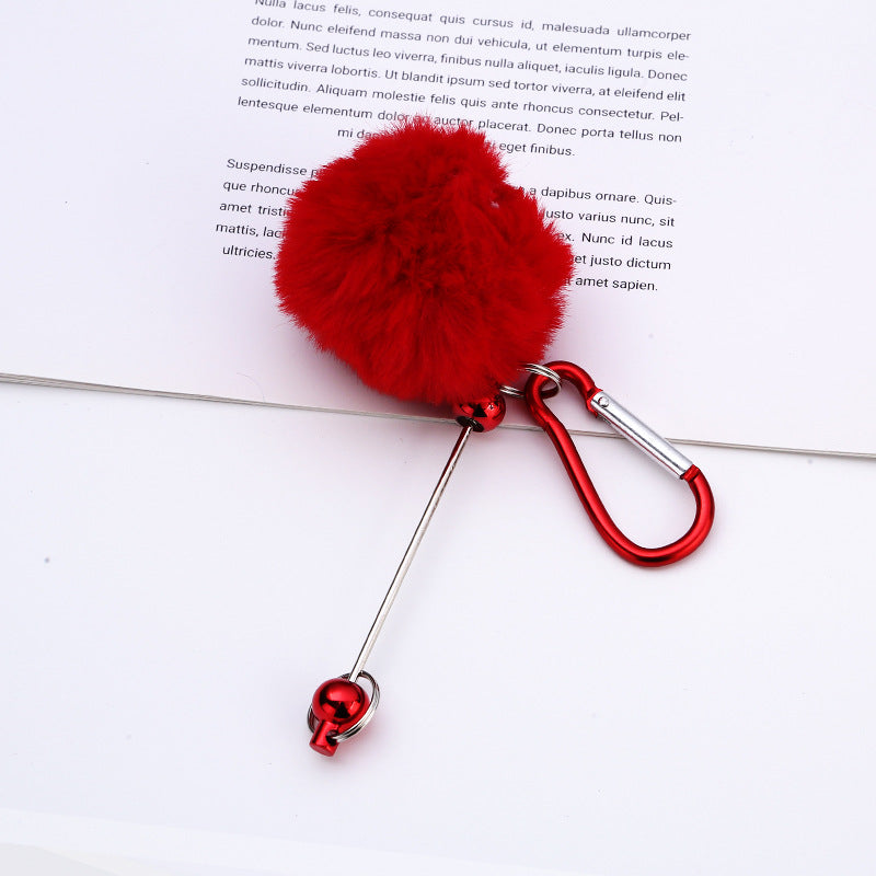 Creative New DIY Plush Pendant Mountaineering Keychain-2PCS