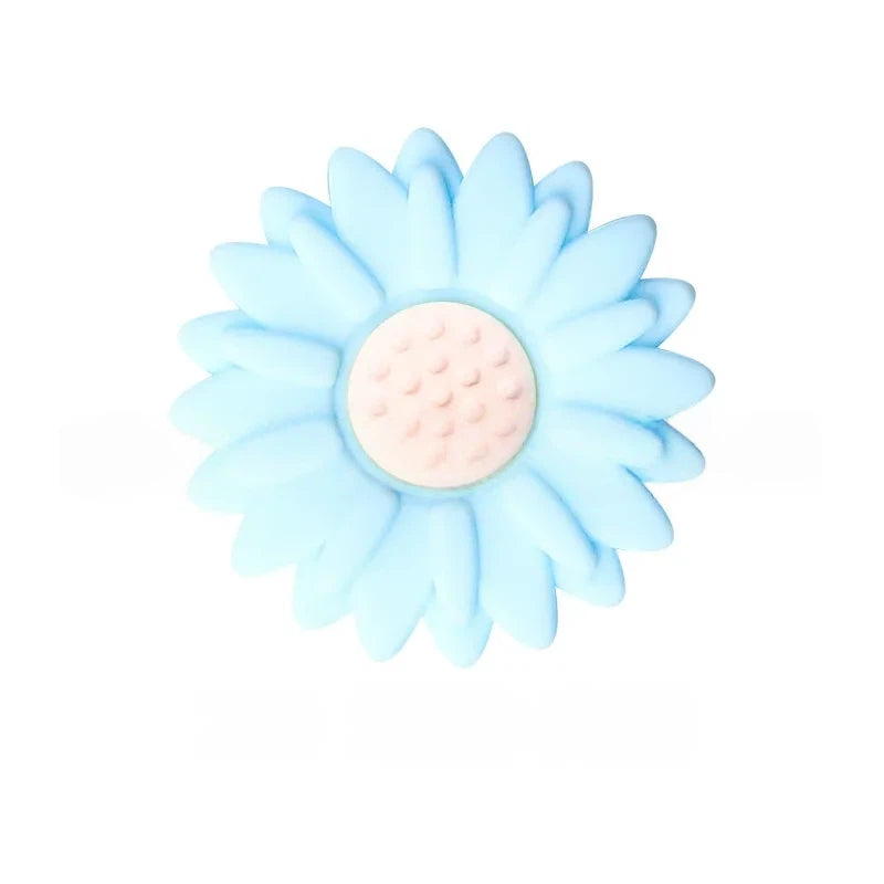 Flatback Little Daisy Silicone Focal Beads for DIY Pens Keychains
