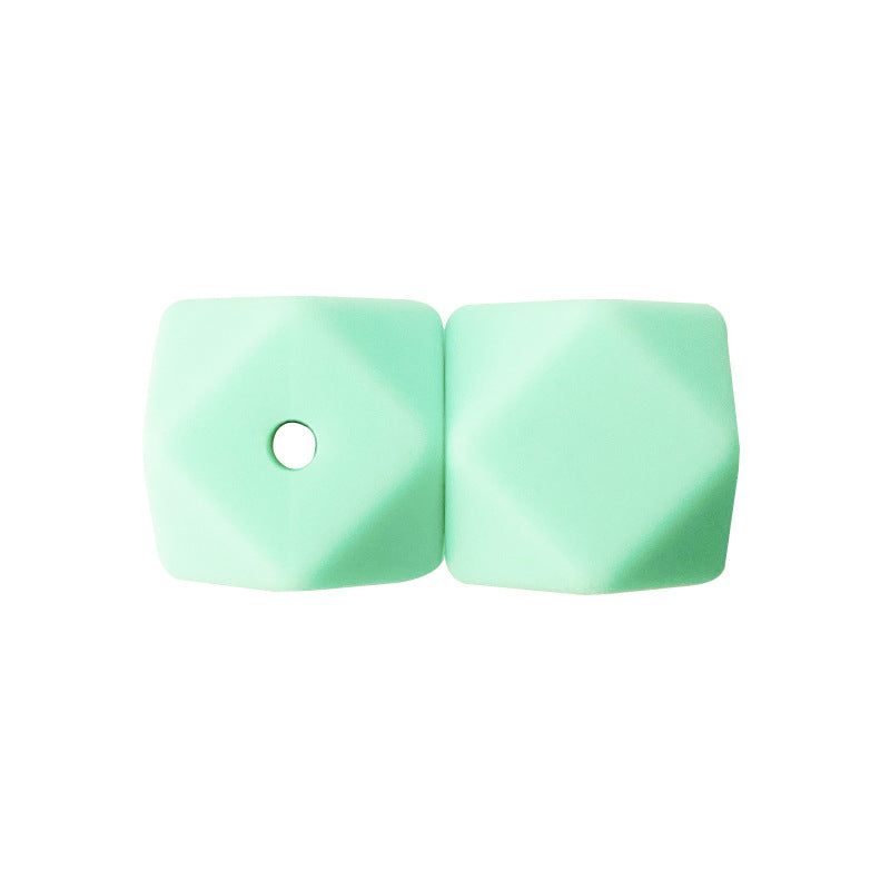 17MM 50PCS Hexagon DIY Colorful Beads Silicone-50PCS