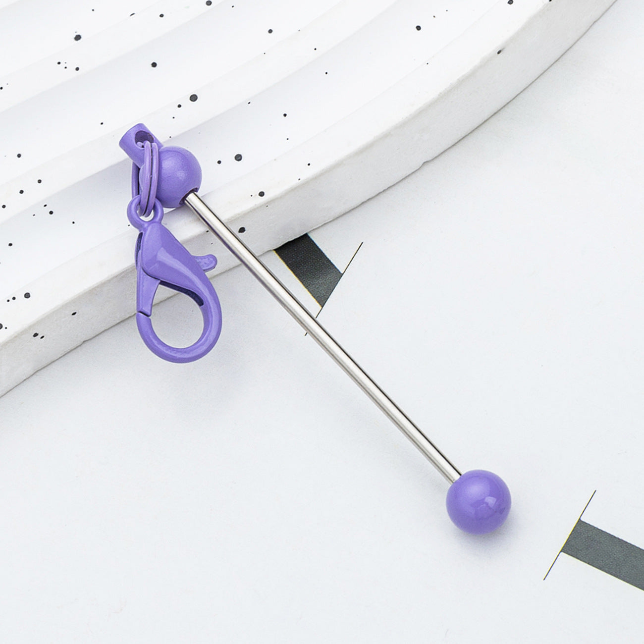 Creative Diy Mini Beaded Candy Color Keychain-2PCS