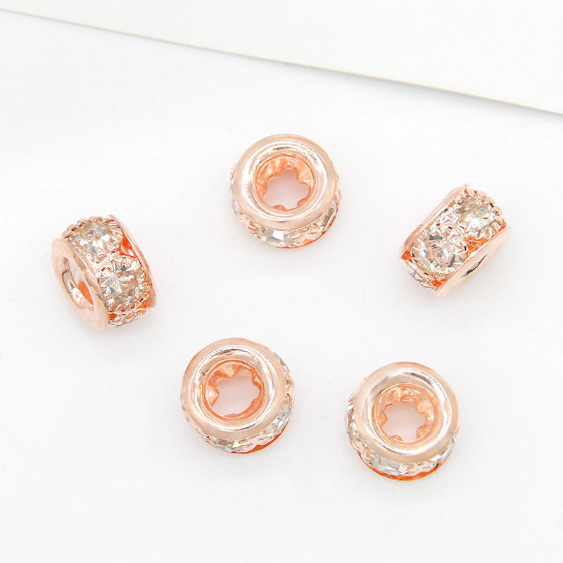 12mm Rhinestone Spacer Beads-50PCS