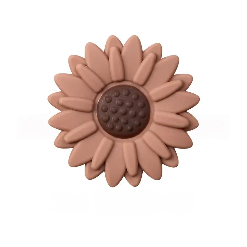 Flatback Little Daisy Silicone Focal Beads for DIY Pens Keychains
