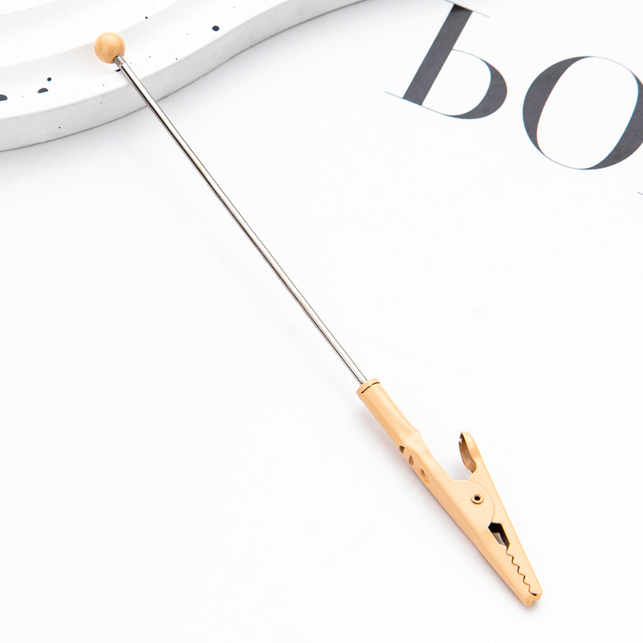 Creative Beadable Alligator Clips ATM Card Taker-2PCS