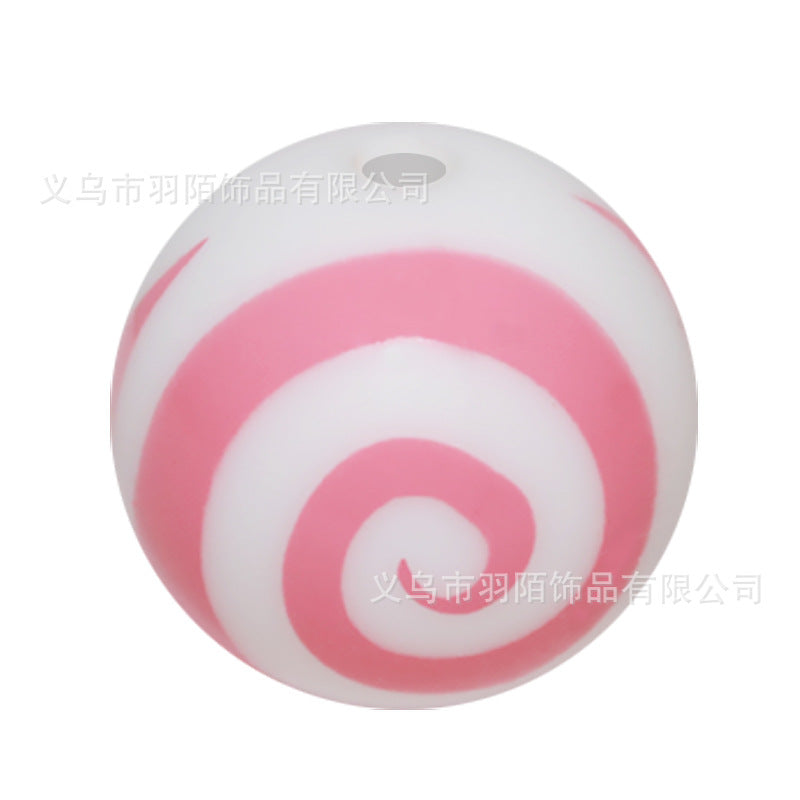 15mm Leopard Print Silicone Balls-50PCS