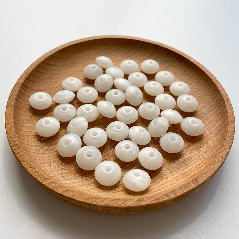 Small Beads 12MM DIY Abacus Beads Silicone-100PCS