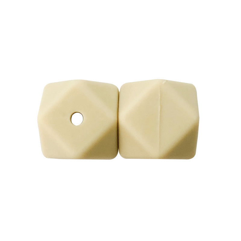 17MM 50PCS Hexagon DIY Colorful Beads Silicone-50PCS