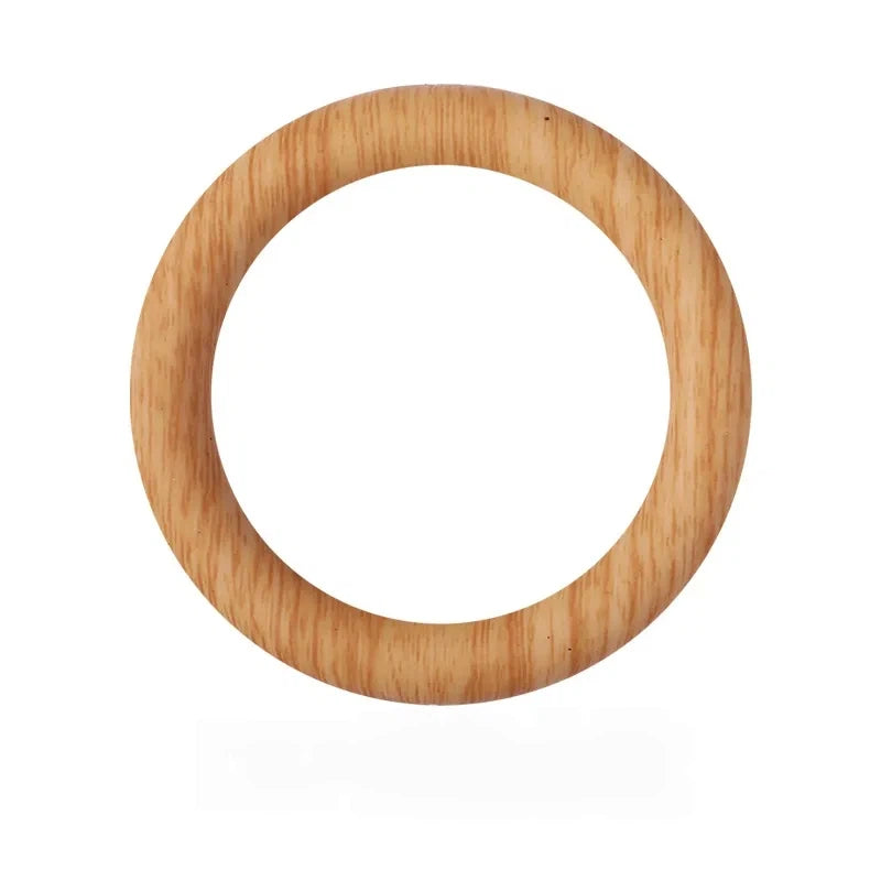 65MM Circular Ring Silicone Focal Beads for DIY Pens Keychains