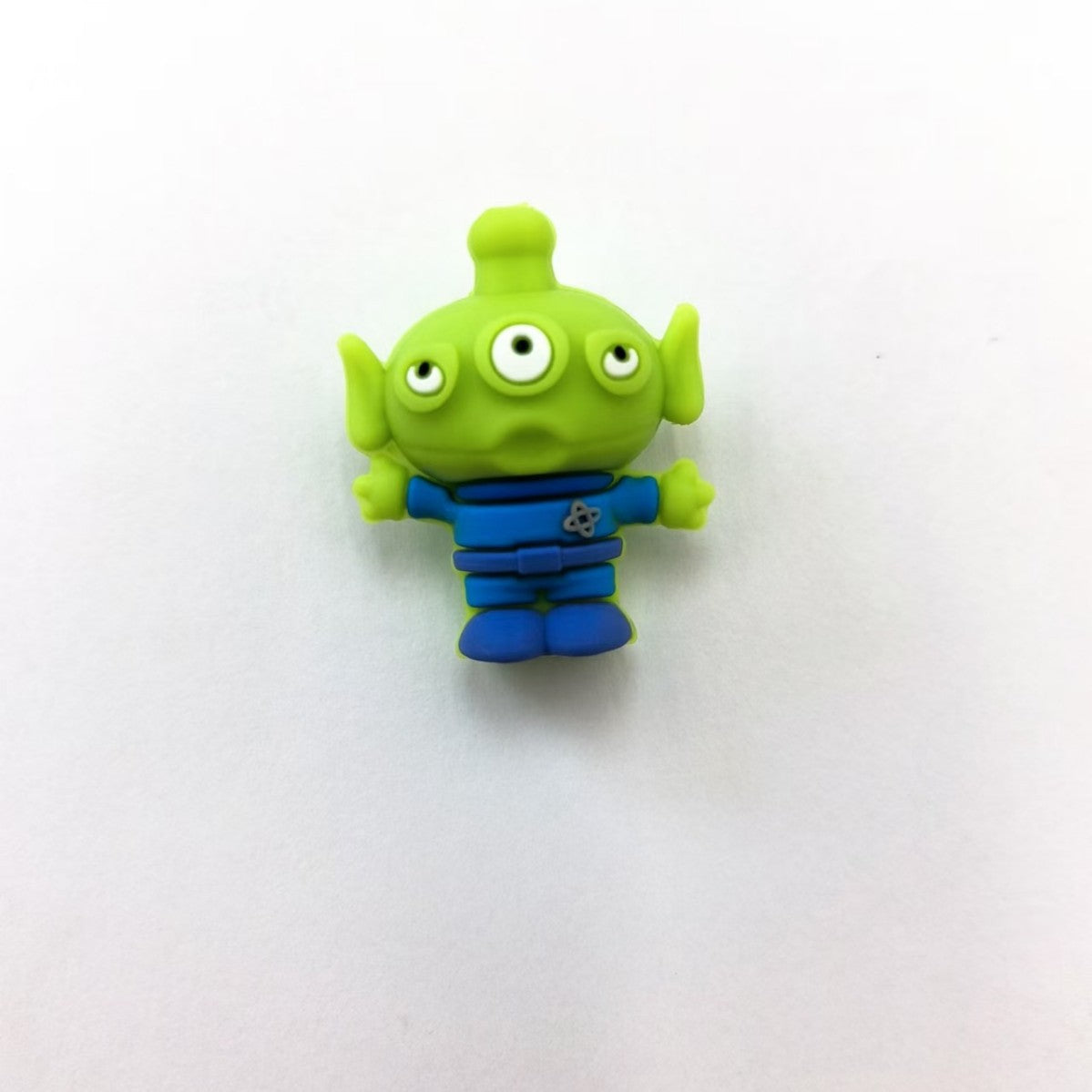 3D Three Eyed Silicone Cute Cartoon Beads-10PCS