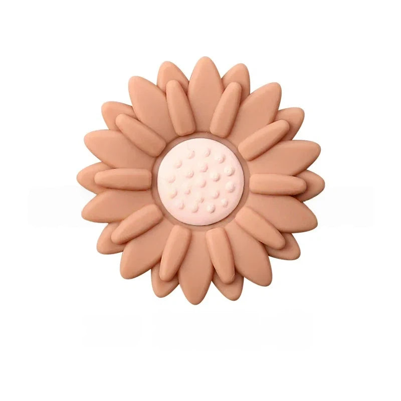 Flatback Little Daisy Silicone Focal Beads for DIY Pens Keychains