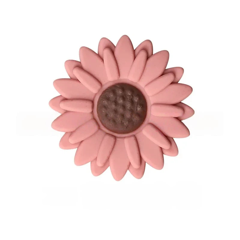 Flatback Little Daisy Silicone Focal Beads for DIY Pens Keychains