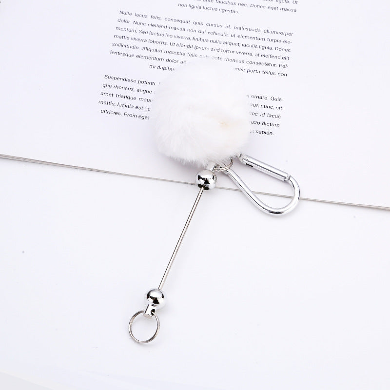 Creative New DIY Plush Pendant Mountaineering Keychain-2PCS