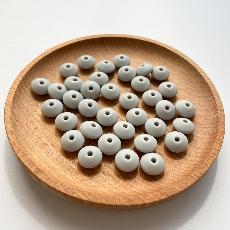 Small Beads 12MM DIY Abacus Beads Silicone-100PCS