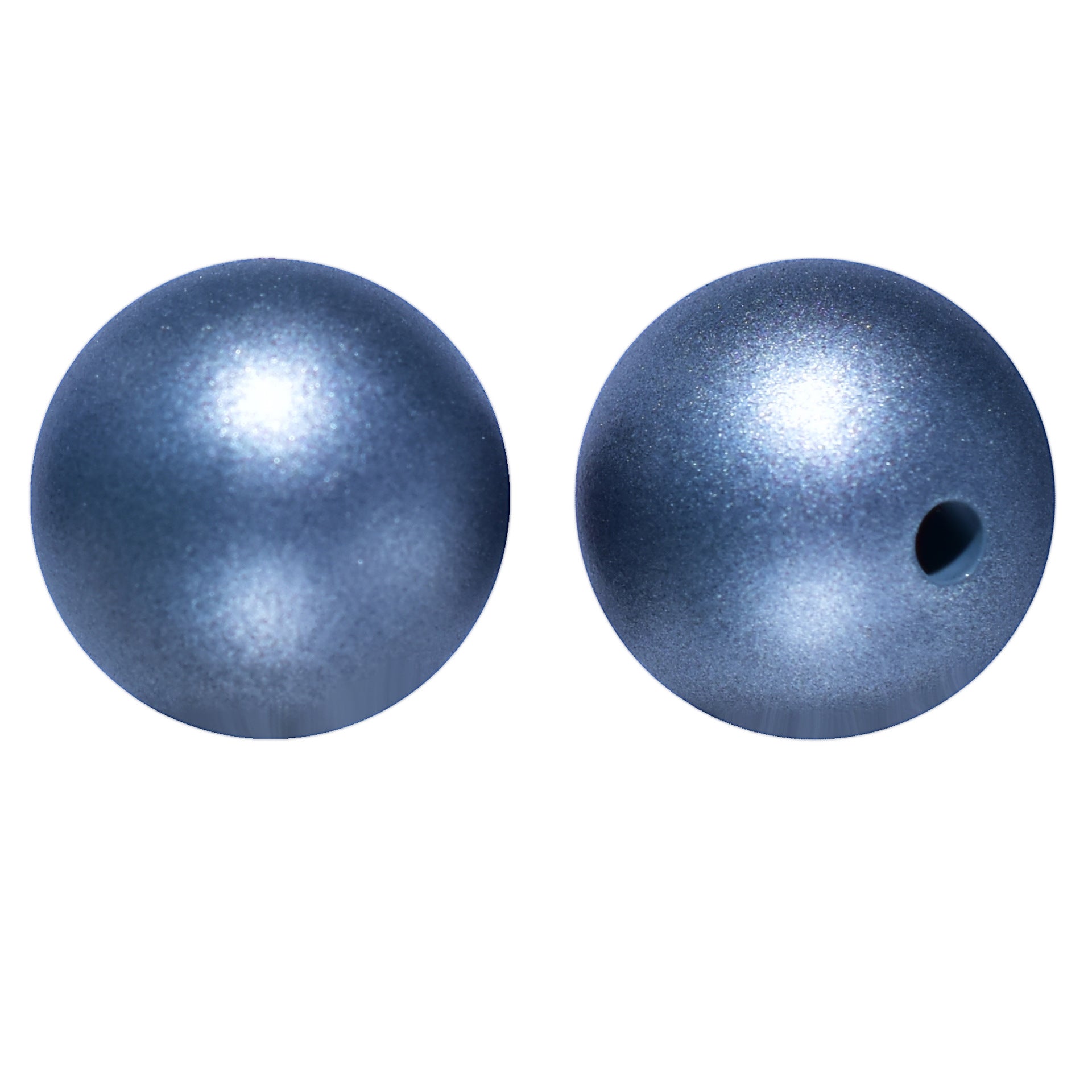 Creative Imitation Metal Style Speckle Silicone Beads-50PCS