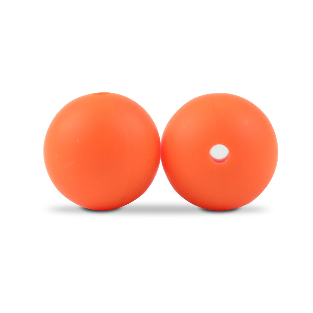 Round Silicone 15MM Beads-50PCS