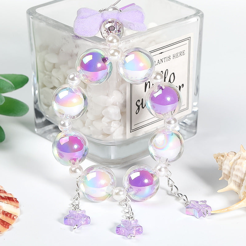 16mm Acrylic Cracked Beads-50PCS