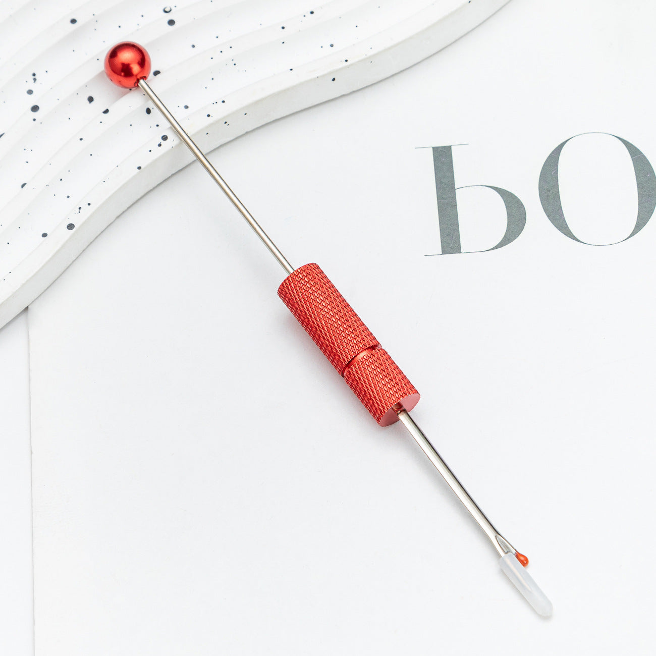 Creative Beadable Portable Thread Picking Needle Sewing Gadget Cross Stitch Seam Ripper-2PCS