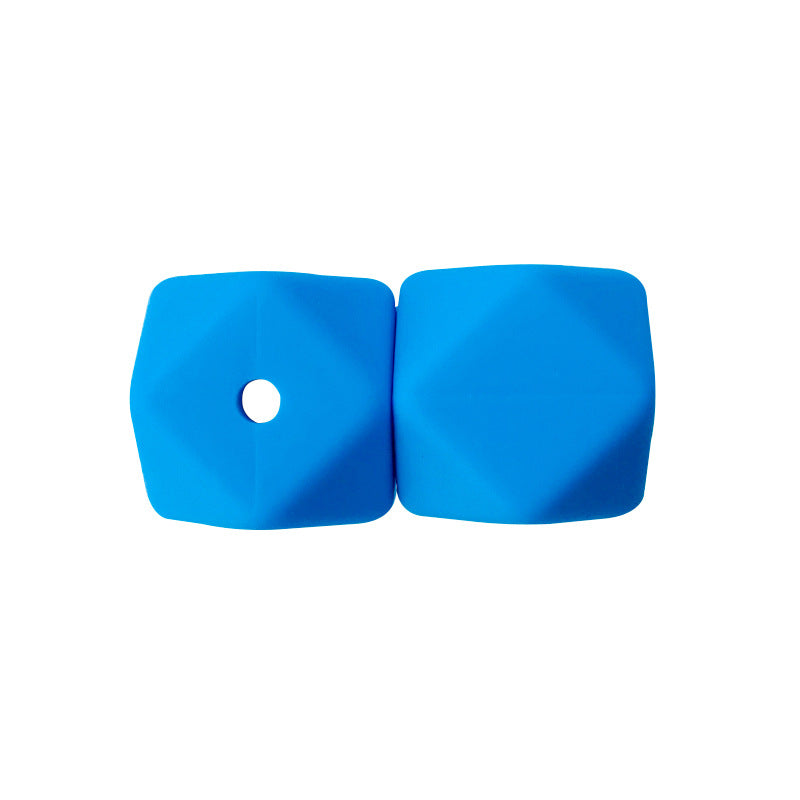 17MM 50PCS Hexagon DIY Colorful Beads Silicone-50PCS