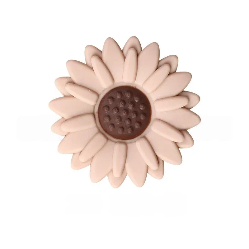 Flatback Little Daisy Silicone Focal Beads for DIY Pens Keychains
