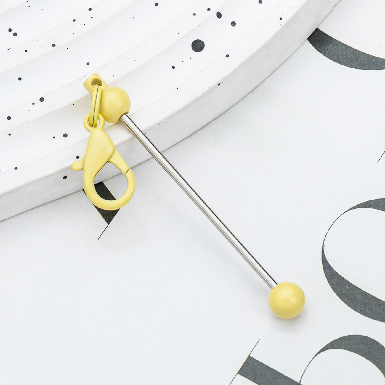 Creative Diy Mini Beaded Candy Color Keychain-2PCS