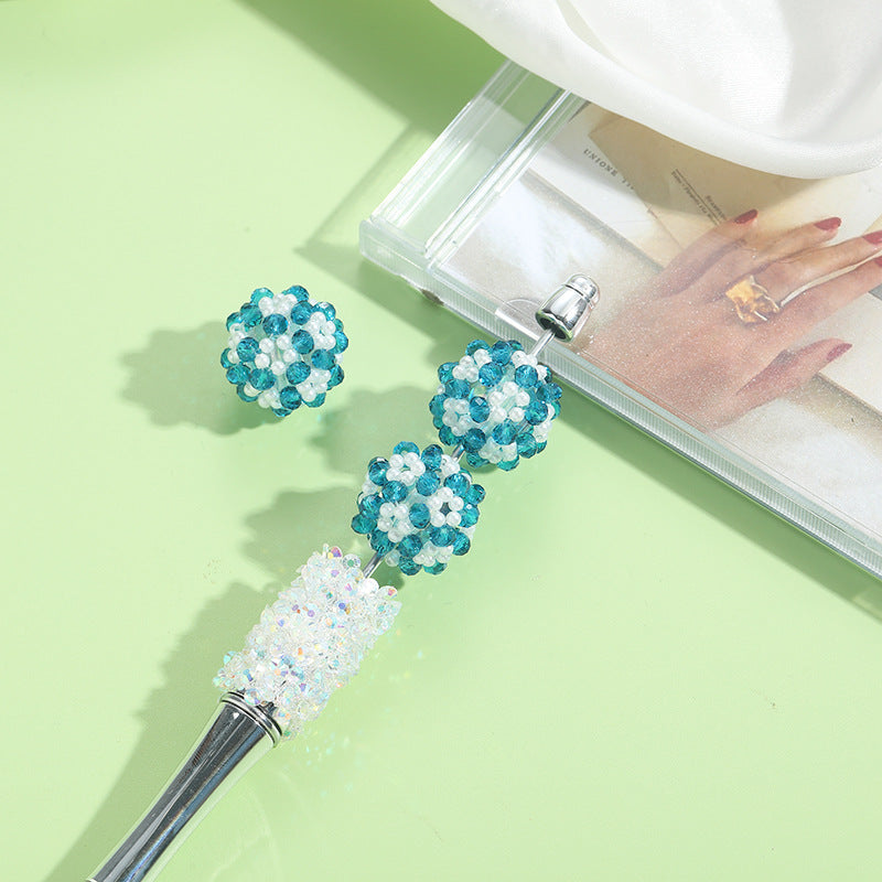 Creative Hand-woven Crystal Millet Beads-1PCS