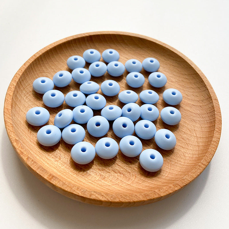 Small Beads 12MM DIY Abacus Beads Silicone-100PCS