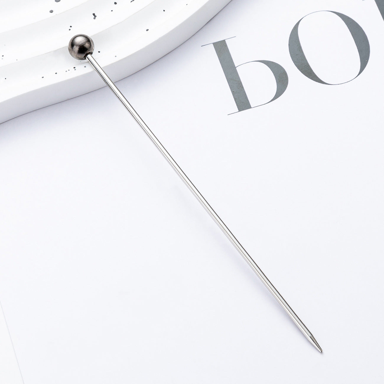 Creative Stainless Steel Cake Test Kitchen Thermometer Cake Biscuit Baked Test Needle Diy Baking Tools 4.5 Inch-10PCS