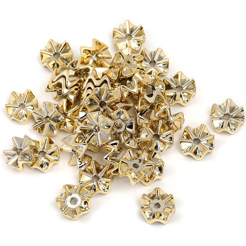 Acrylic Wave Pattern Stacking Rings Diy Beaded Pen Jewelry Accessories Beads-100PCS