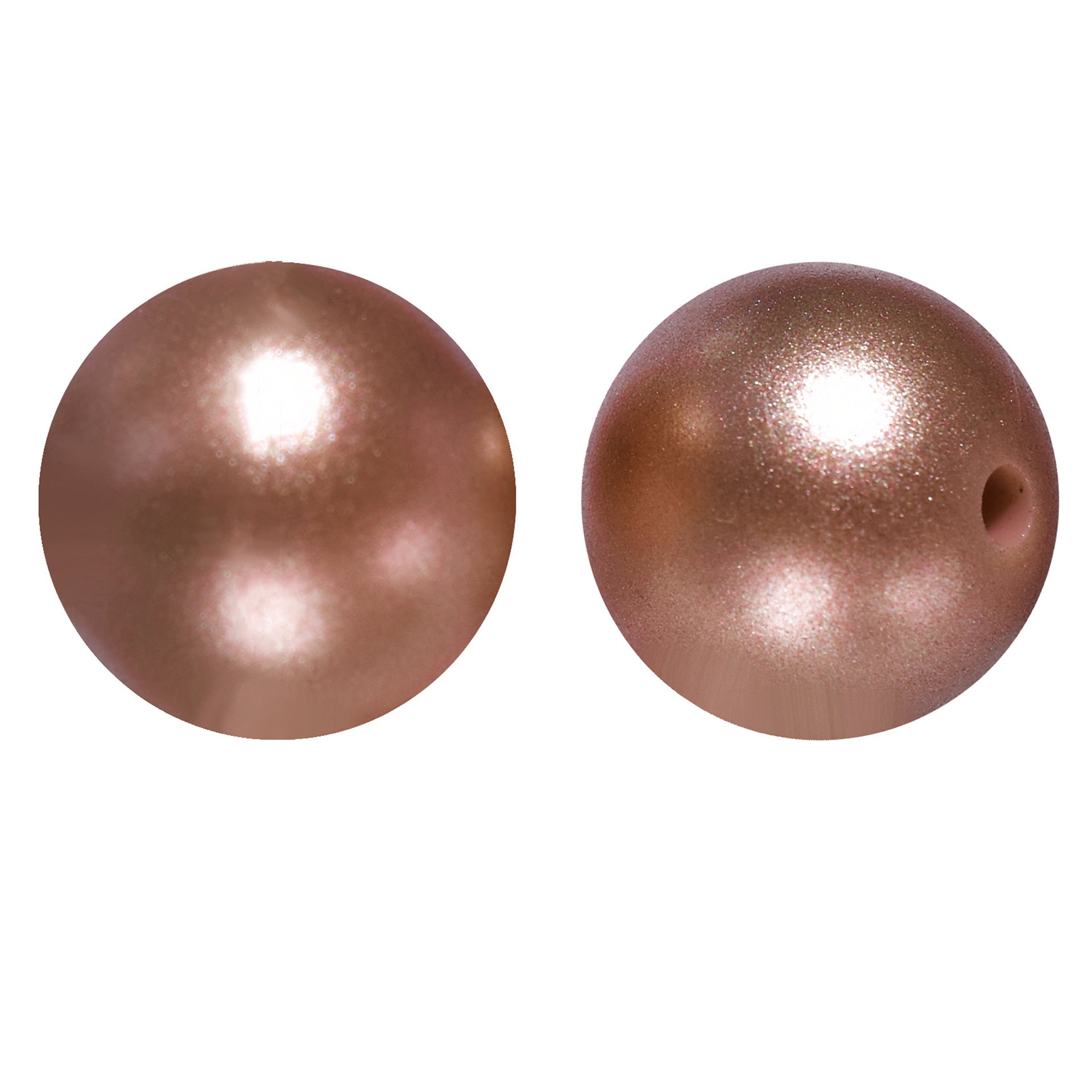 Creative Imitation Metal Style Speckle Silicone Beads-50PCS