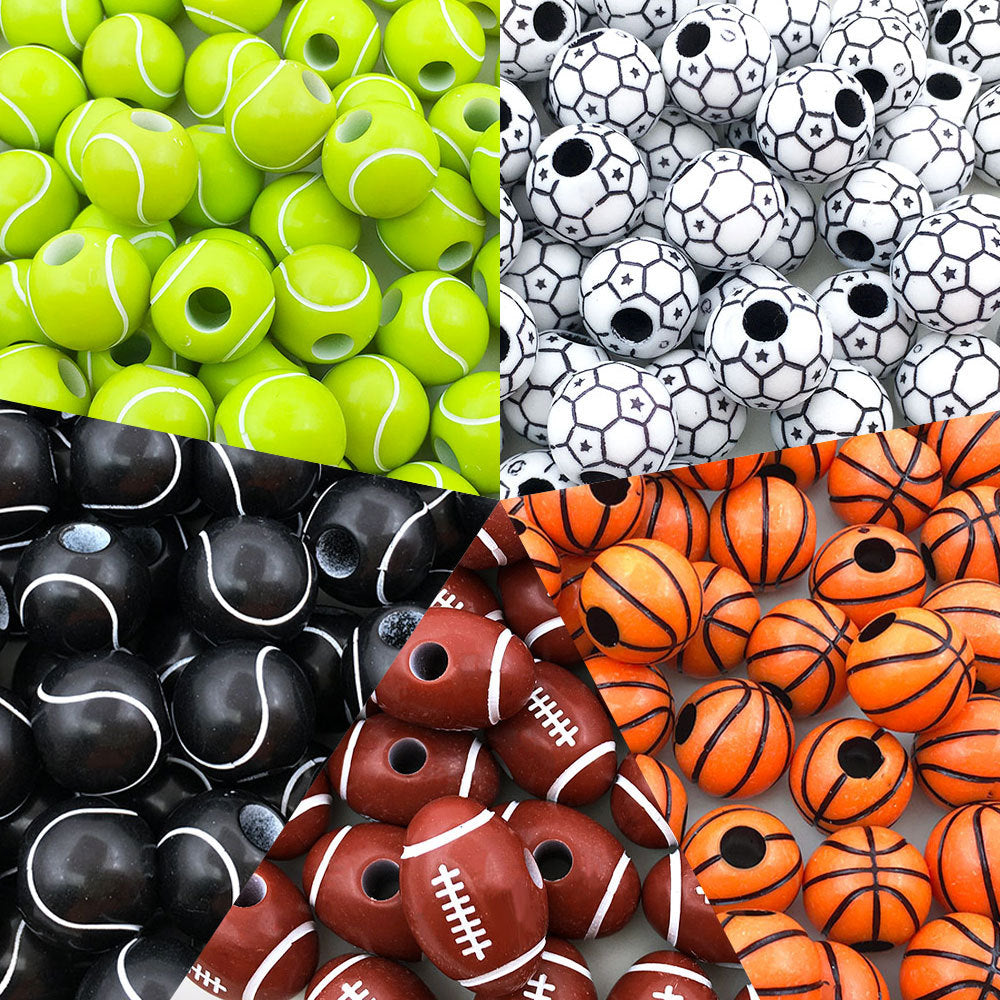 Creative 10MM Acrylic Ball Beads-50PCS