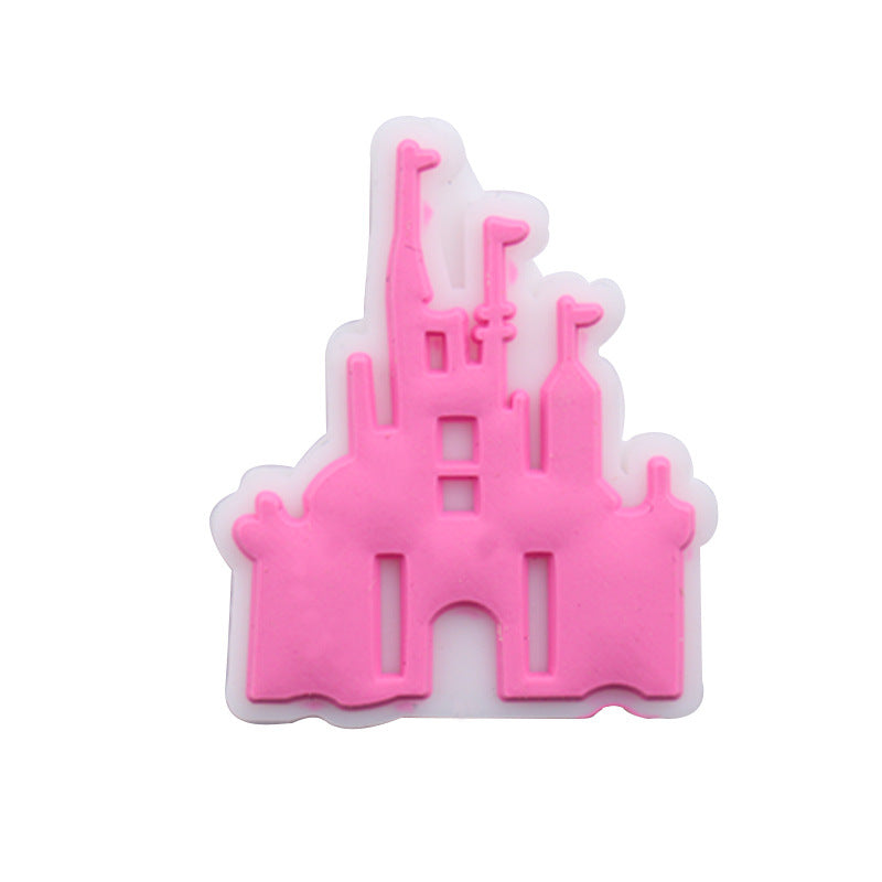 Creative DIY Baby Products Cartoon Castle Silicone Beads-10PCS