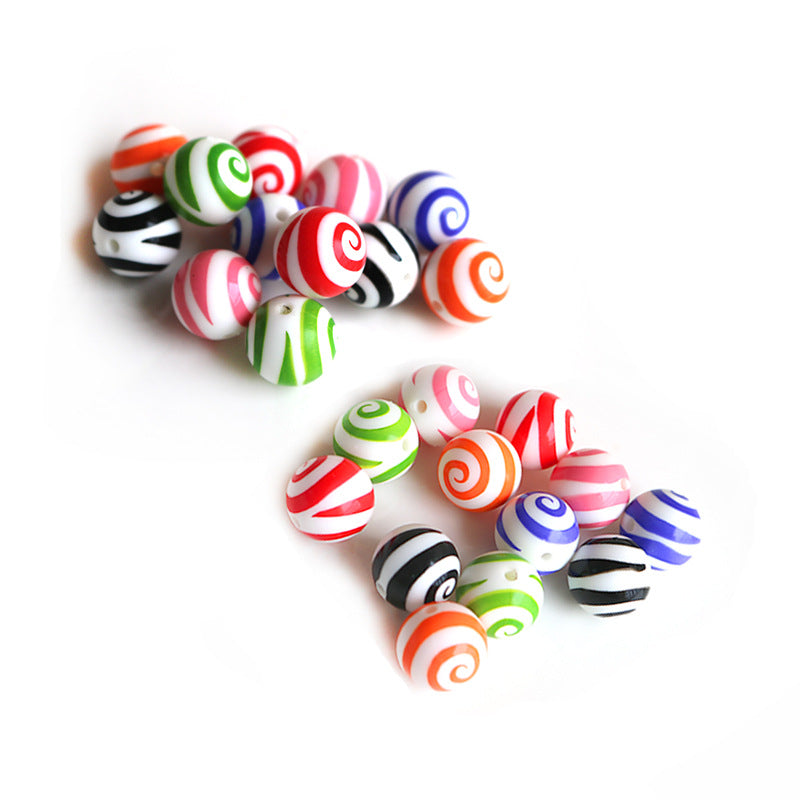 15mm Leopard Print Silicone Balls-50PCS