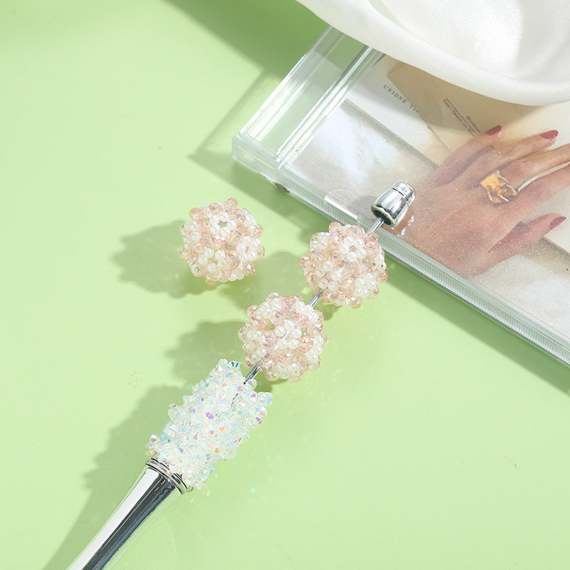 Creative Hand-woven Crystal Millet Beads-1PCS