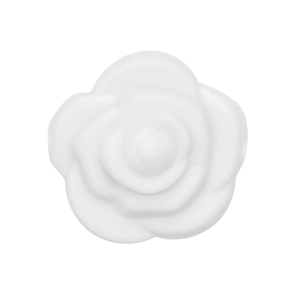 Rosette Silicone Beads DIY Loose Beads-25PCS