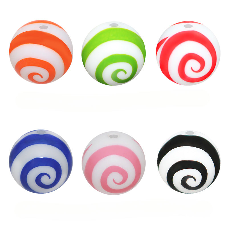 15mm Leopard Print Silicone Balls-50PCS