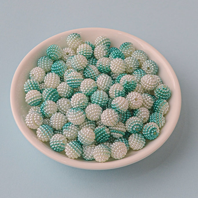 Two Color Gradient DIY Beading Material Acrylic Beads10MM-200PCS