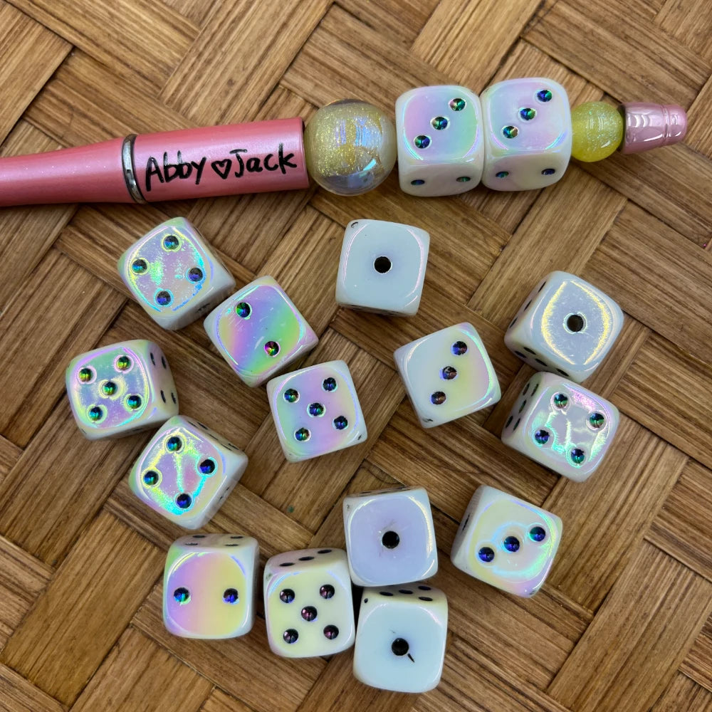 Acrylic Cube Beads | Beadable Pens Keychains Bracelets