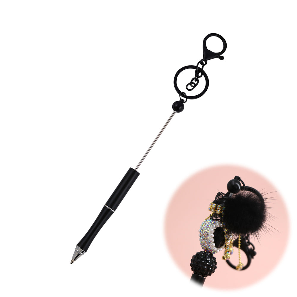 Creative Beadable Pens Handcrafts DIY Keychain Bar-2PCS