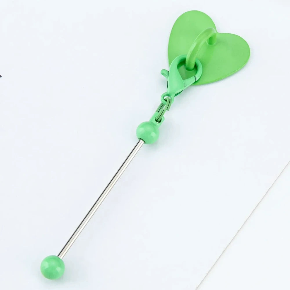 Beadable No Drilling Required Metal Heart-Shaped Adhesive Hook